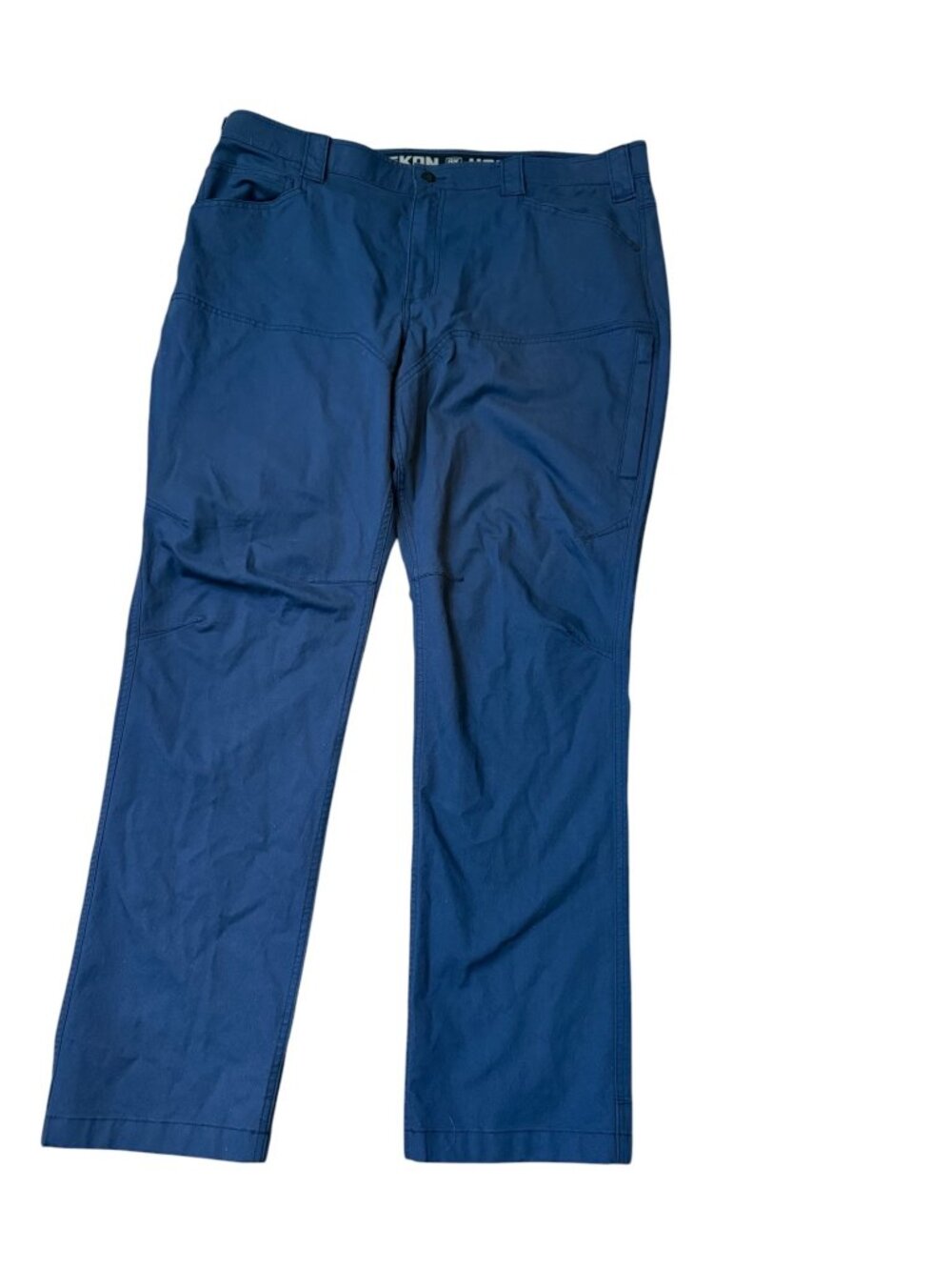 AKHG Hardgear Mens Navy Blue Work Pants Size 42x34 Durable Cotton Blend EUC